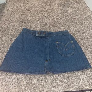 jean skirt